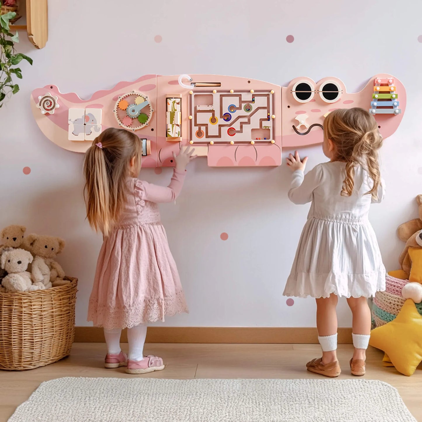 Met de CrocoPlay Wandbord heb je plezier & leren in één