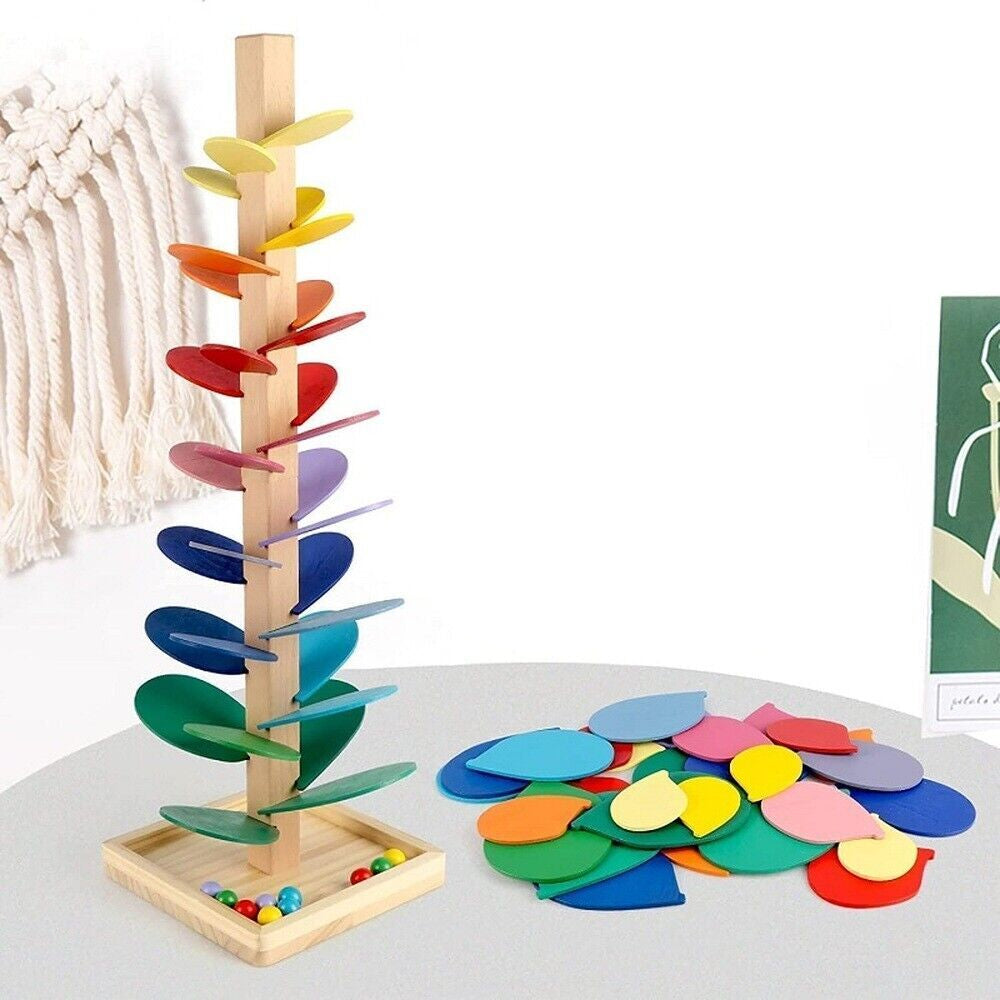 ColorMaze houten regenboogboom ontdek en leer kleuren spelenderwijs