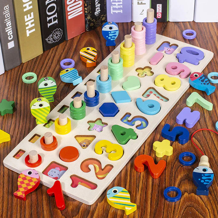 Stimuleer spelenderwijs de hersenontwikkeling met het Learn Board Montessori speelbord