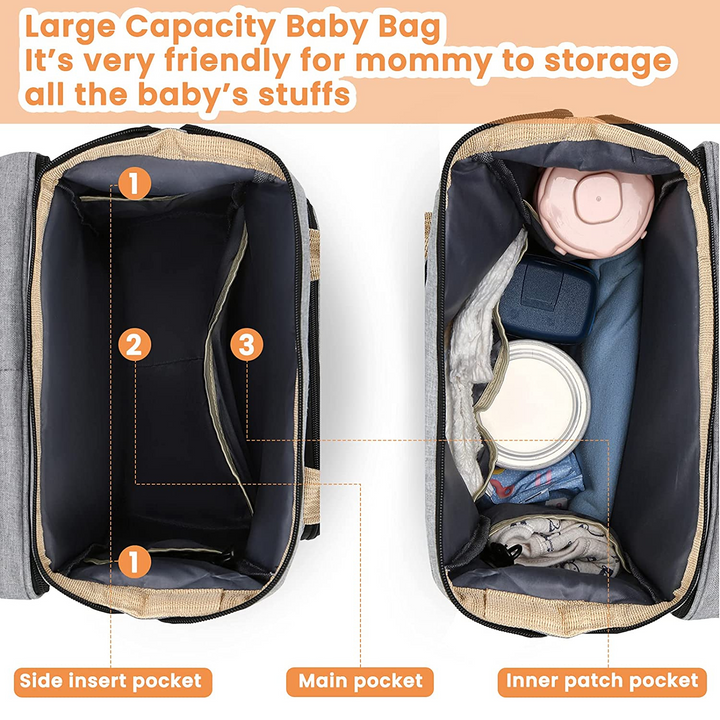 ComfyCarry (waterdichte) Luiertas met Verschoonstation en USB poort