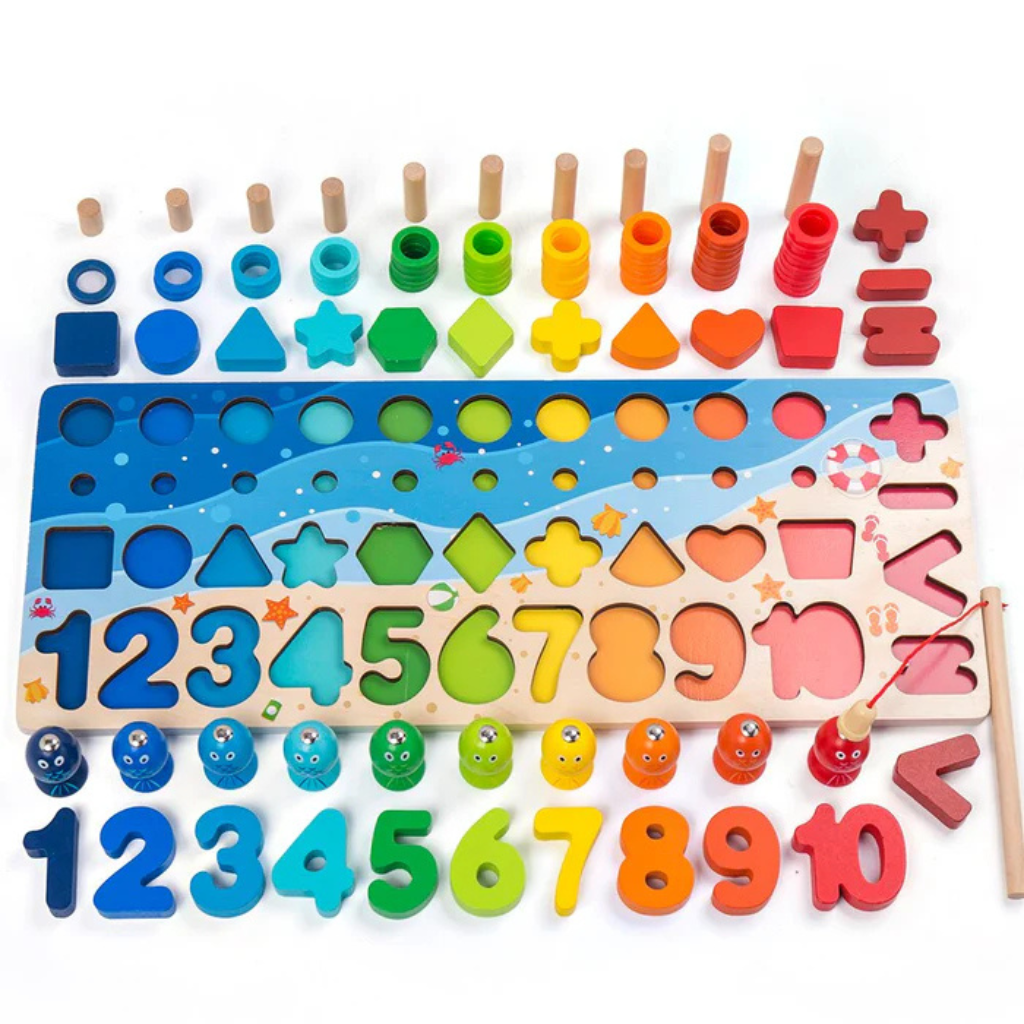 Stimuleer spelenderwijs de hersenontwikkeling met het Learn Board Montessori speelbord