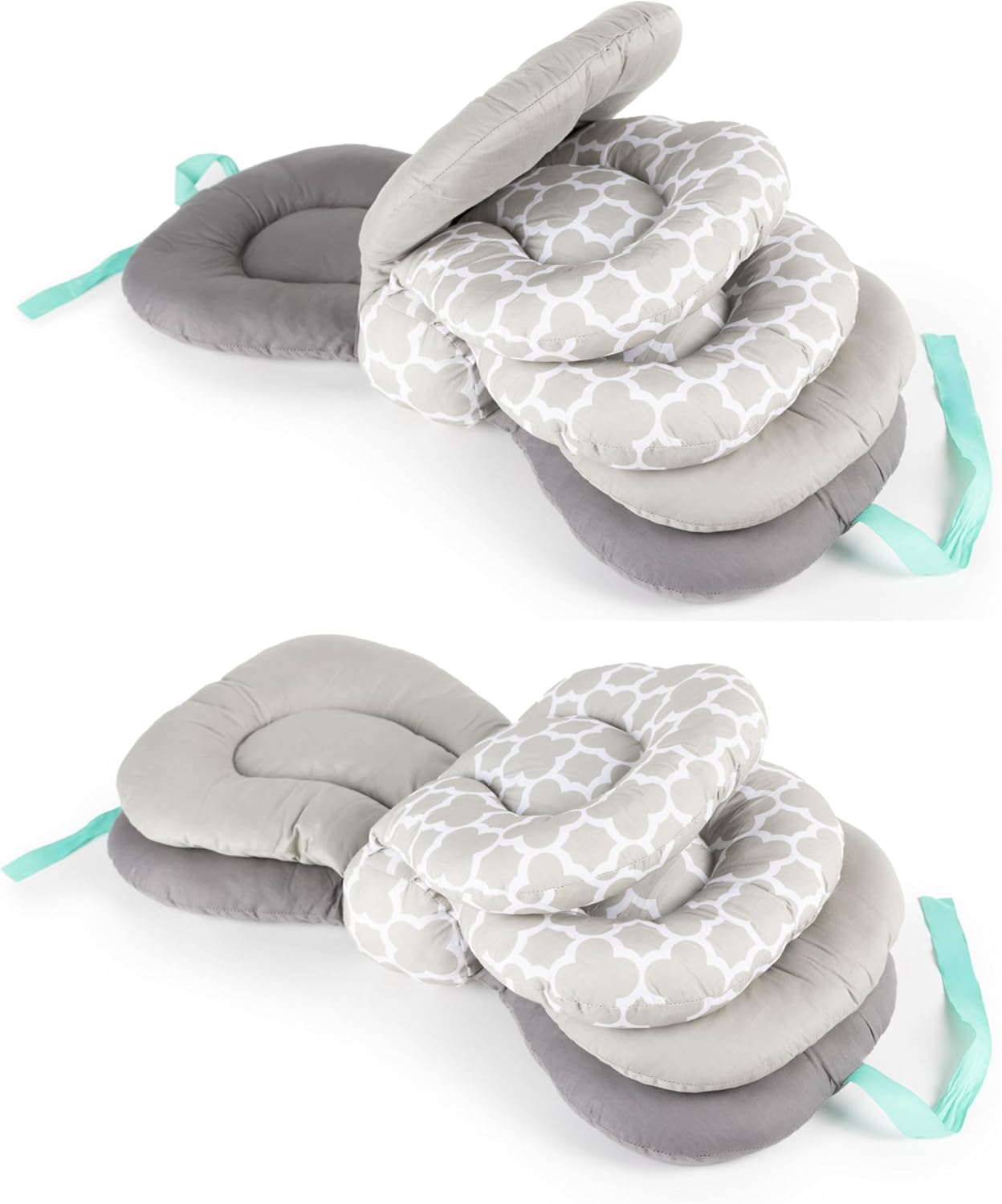 SnuggleNest Adjustable Nursing Pillow biedt ergonomisch comfort voor ouders en baby tijdens voedingen