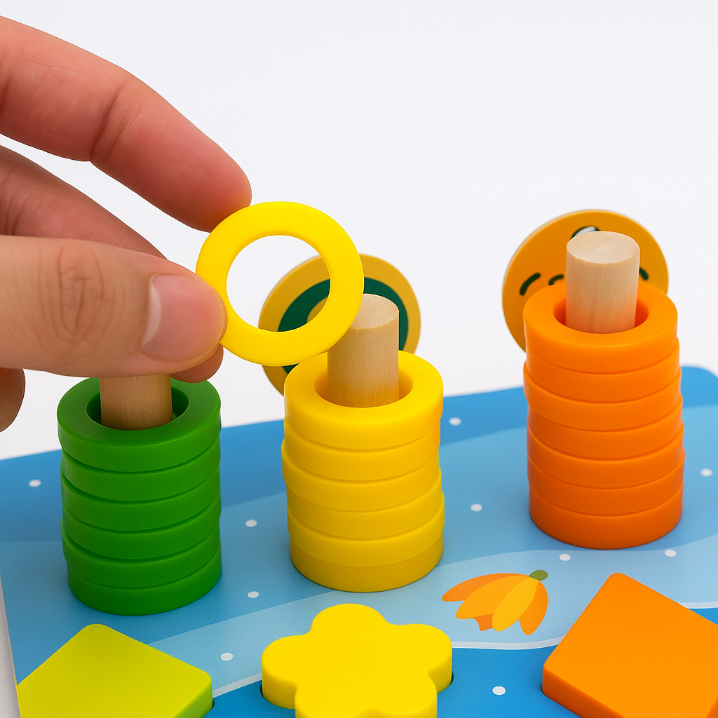 Stimuleer spelenderwijs de hersenontwikkeling met het Learn Board Montessori speelbord