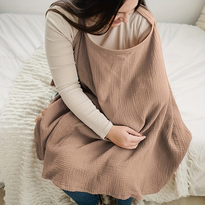 De ComfortNurse Borstvoedingssjaal maakt voeden comfortabel, ademend en gemakkelijk voor moeder en baby