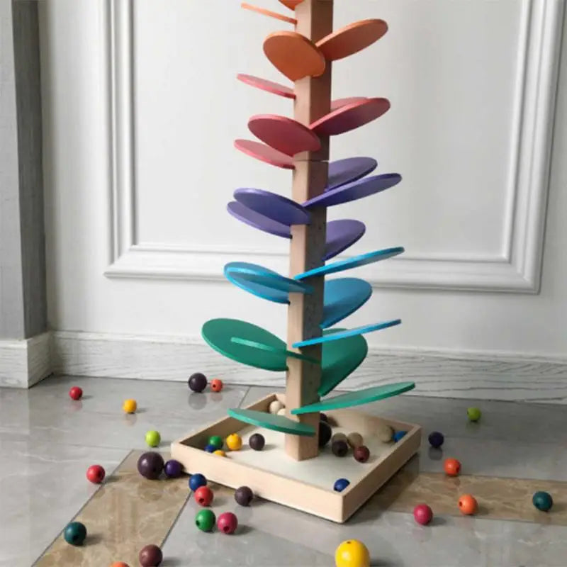 ColorMaze houten regenboogboom ontdek en leer kleuren spelenderwijs