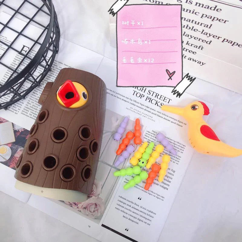 Montessori wormenjacht speel en leer set