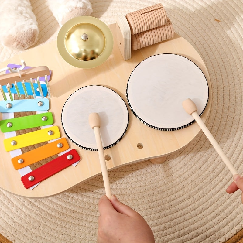 Ontwikkel creativiteit en ritme met de Rhythm & Play Montessori Muziektafel