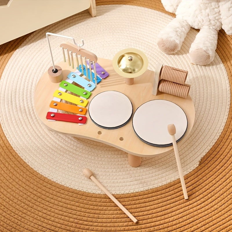 Ontwikkel creativiteit en ritme met de Rhythm & Play Montessori Muziektafel