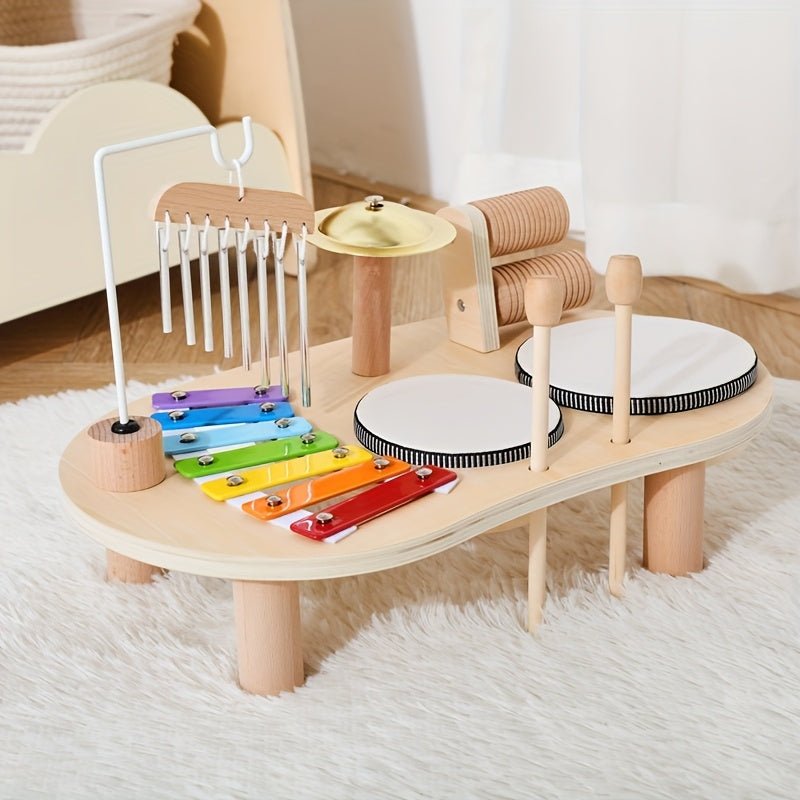 Ontwikkel creativiteit en ritme met de Rhythm & Play Montessori Muziektafel