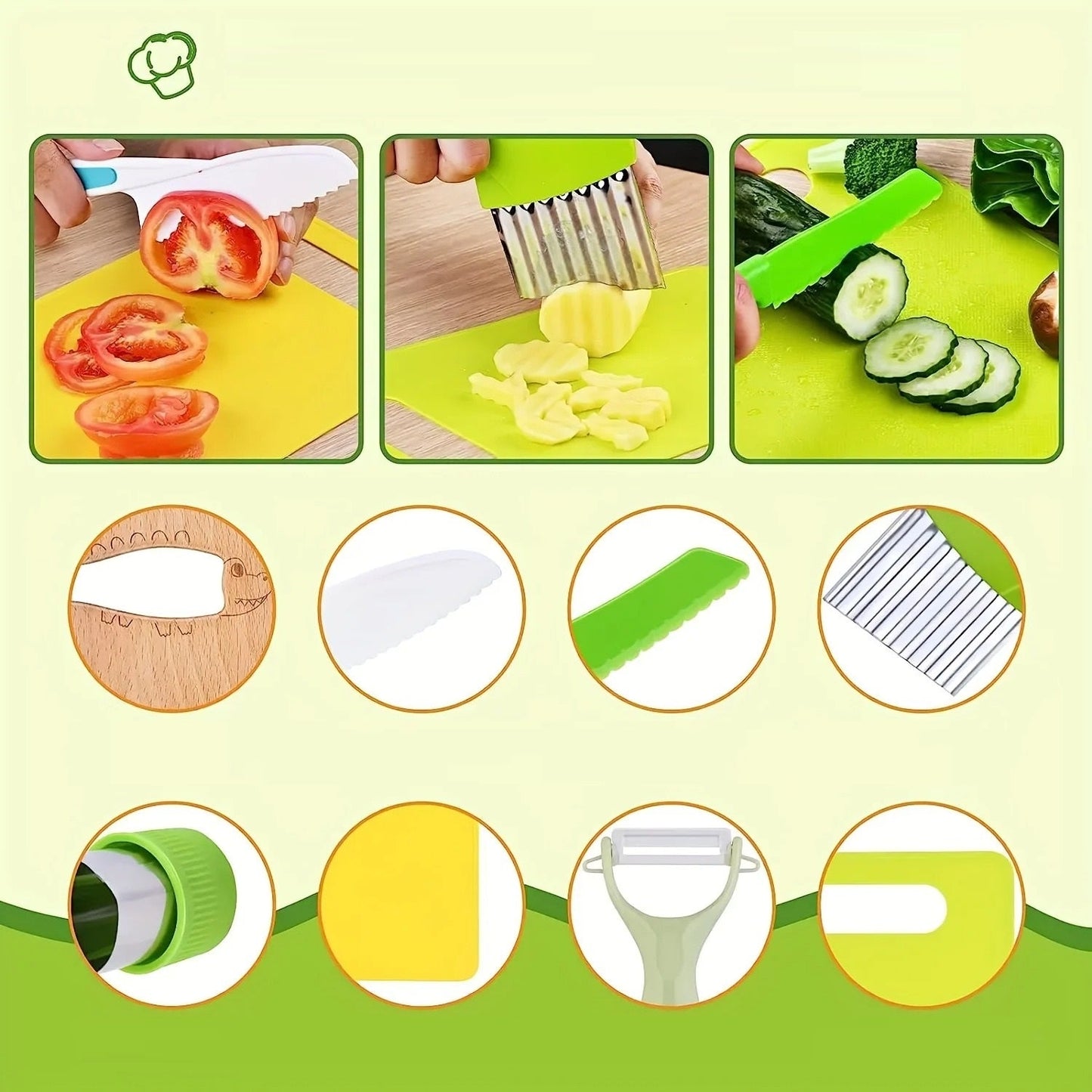 Montessori MiniChef Kookset laat kinderen spelenderwijs koken en leren