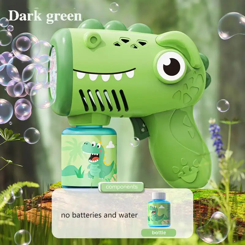 Dinosaurus Bubble Gun maakt meer dan 1000 bubbels per minuut voor eindeloos zomerplezier