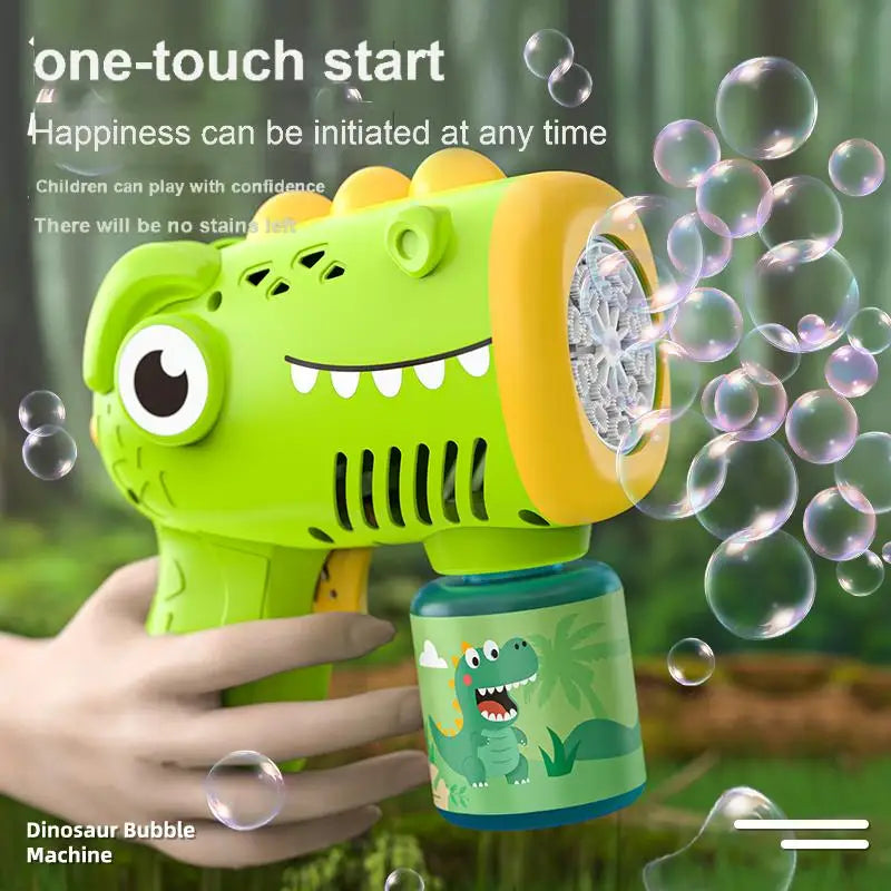 Dinosaurus Bubble Gun maakt meer dan 1000 bubbels per minuut voor eindeloos zomerplezier