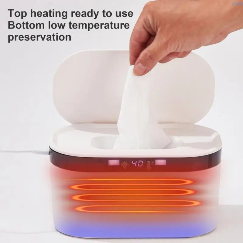 De CozyClean Baby Wipe Warmer zorgt voor warme en zachte doekjes bij elke verschoning