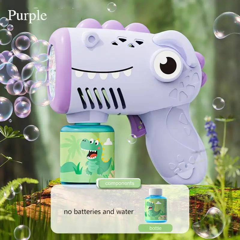 Dinosaurus Bubble Gun maakt meer dan 1000 bubbels per minuut voor eindeloos zomerplezier