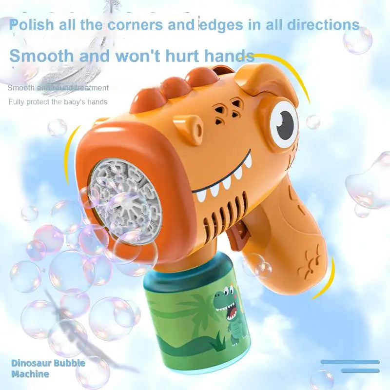 Dinosaurus Bubble Gun maakt meer dan 1000 bubbels per minuut voor eindeloos zomerplezier