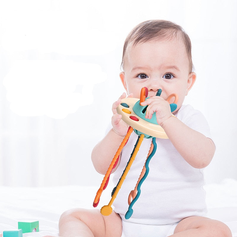 Sensory UFO Montessori Activiteitenspeeltje stimuleert zintuigen en motoriek van je baby