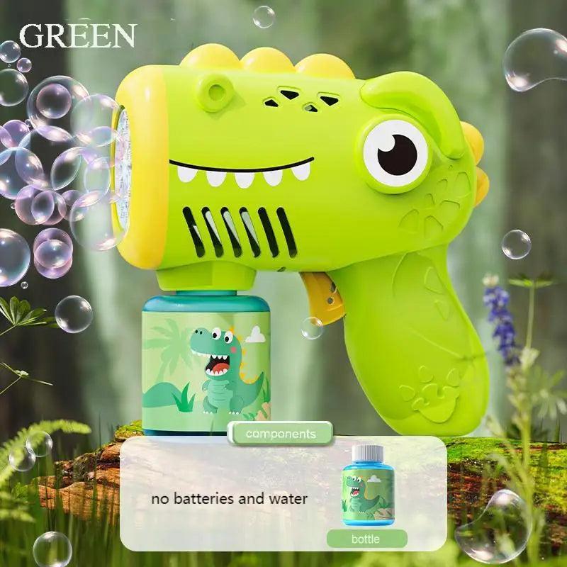 Dinosaurus Bubble Gun maakt meer dan 1000 bubbels per minuut voor eindeloos zomerplezier