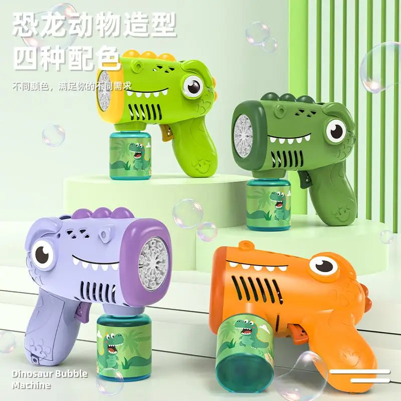 Dinosaurus Bubble Gun maakt meer dan 1000 bubbels per minuut voor eindeloos zomerplezier