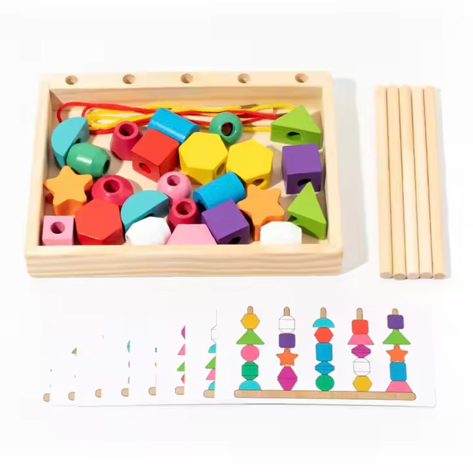 ColorMatch Montessori kleurblokken stimuleren fijne motoriek en hand-oogcoördinatie terwijl kinderen spelenderwijs kleuren leren herkennen