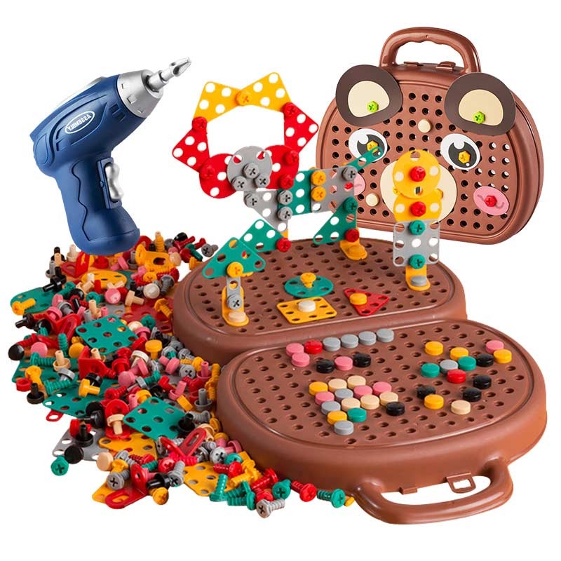 Lehoo Castle Kindergereedschapskist met elektrische boormachine, mini- werkbank en graafmachine Kinderspeelgoed, rollenspel Montessori-speelgoed voor jongens en meisjes van 2, 3, 4 en 5 jaar Lehoo Castle Kindergereedschapskist met elektrische boormachine, mini- werkbank en graafmachine Kinderspeelgoed, rollenspel Montessori-speelgoed voor jongens en meisjes van 2, 3, 4 en 5 jaar