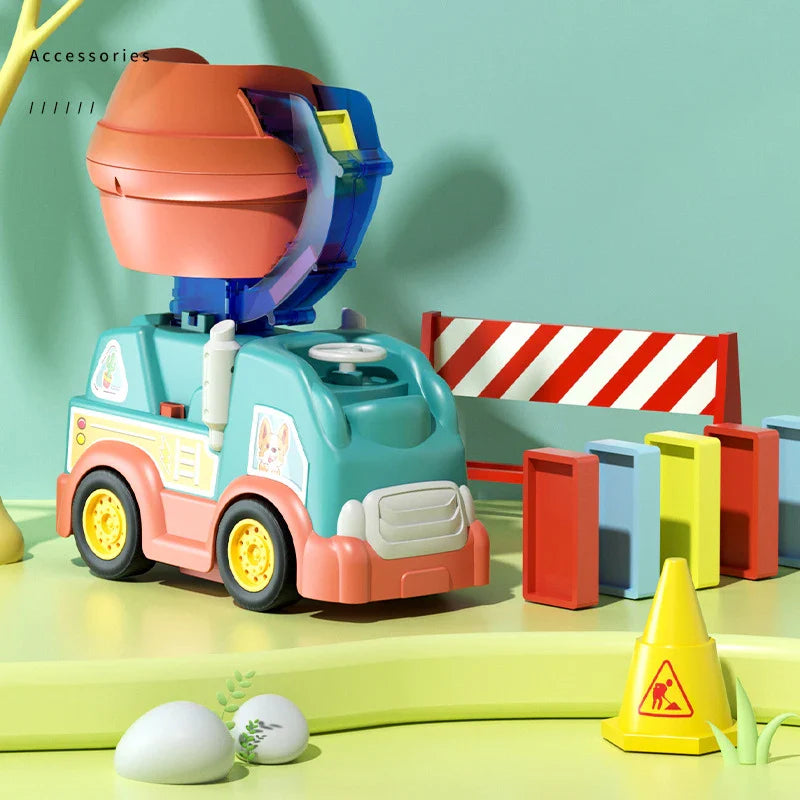 Bouw, leer en speel urenlang zonder schermen met de Build & Learn Domino Express: