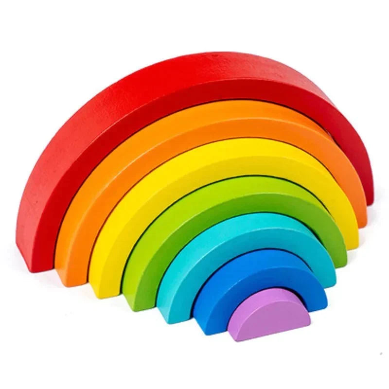 RainbowPlay houten regenboogbstimuleren ogen creativiteit en laten kinderen kleuren ontdekken