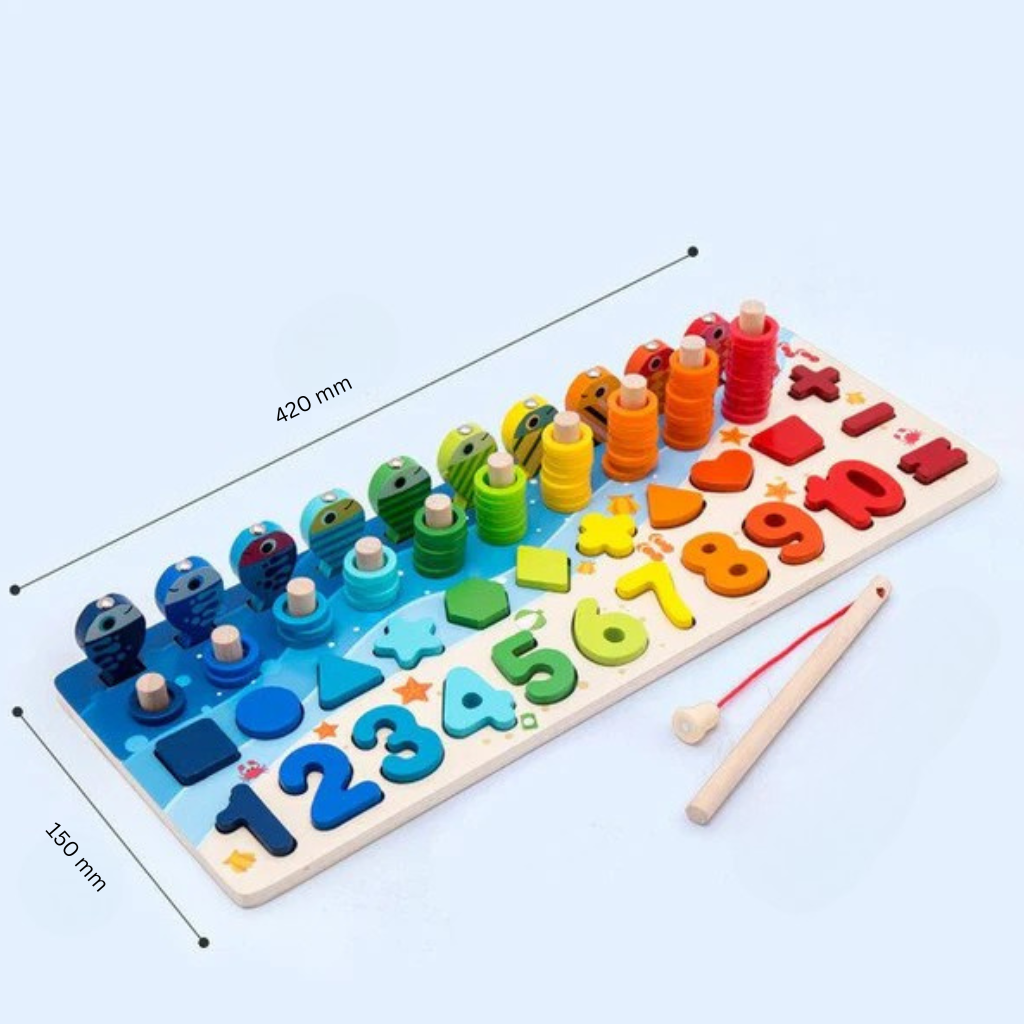 Stimuleer spelenderwijs de hersenontwikkeling met het Learn Board Montessori speelbord