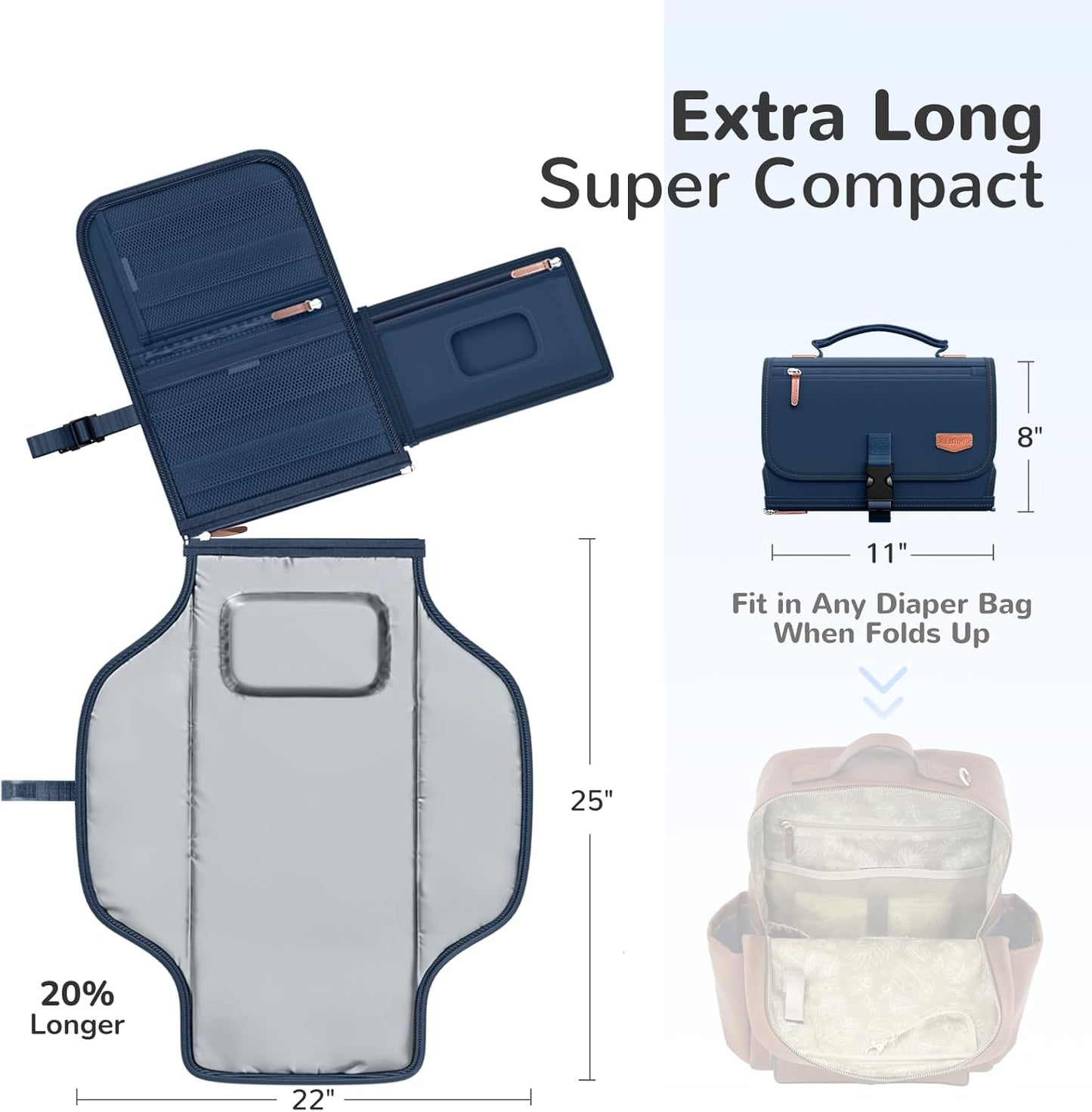 CozyClutch™ de luier verschoonmat voor onderweg