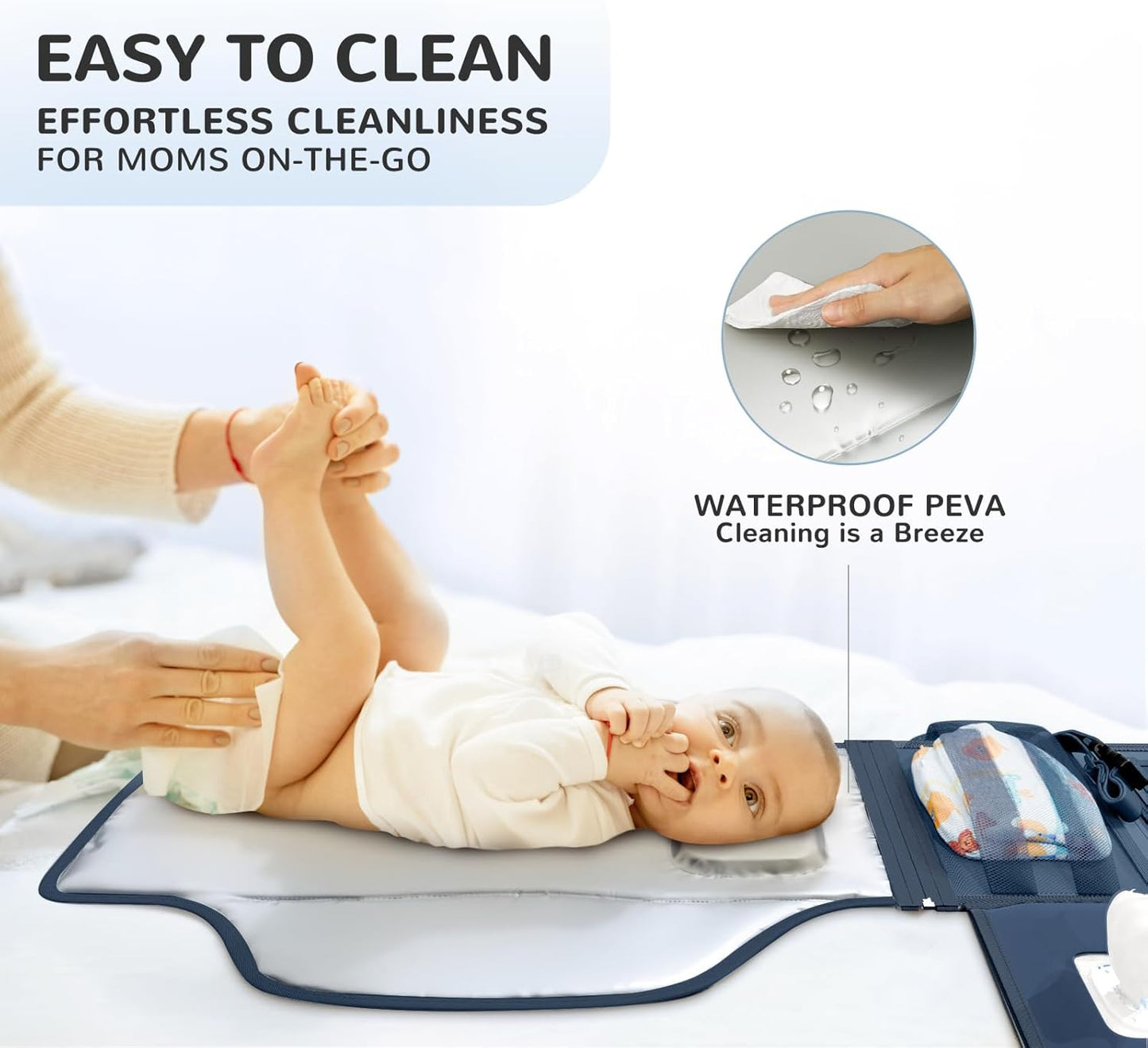 CozyClutch™ de luier verschoonmat voor onderweg