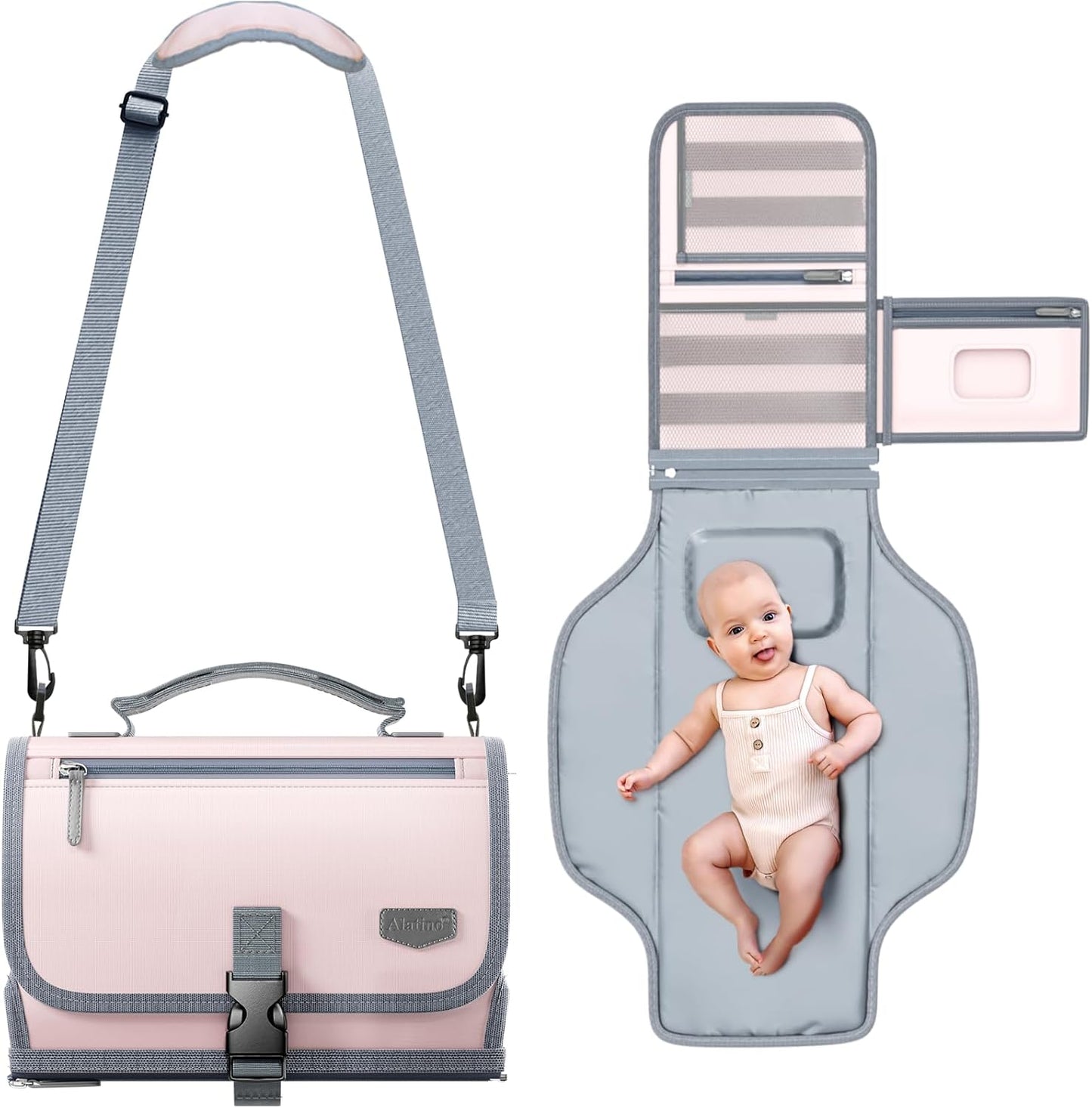 CozyClutch™ de luier verschoonmat voor onderweg