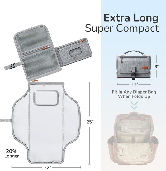 CozyClutch™ de luier verschoonmat voor onderweg