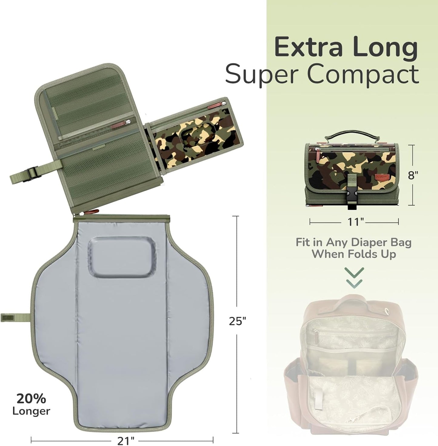 CozyClutch™ de luier verschoonmat voor onderweg
