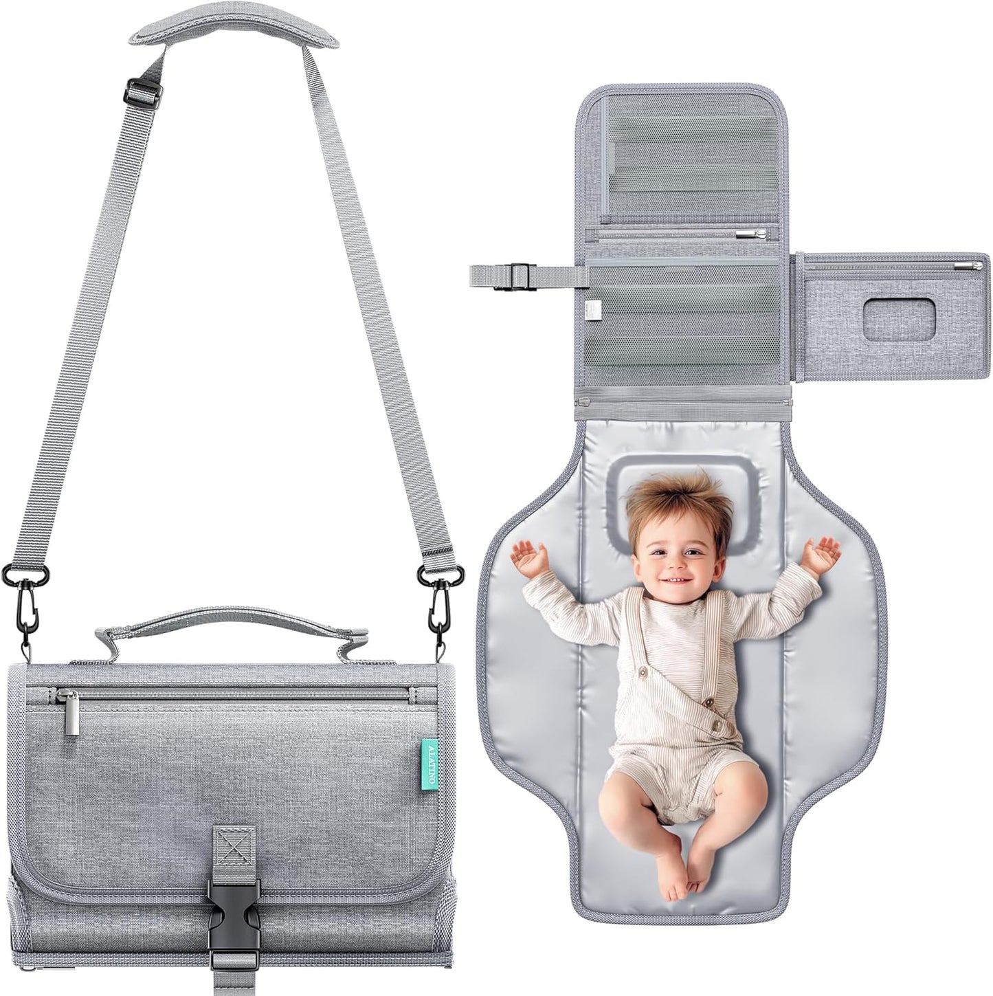CozyClutch™ de luier verschoonmat voor onderweg