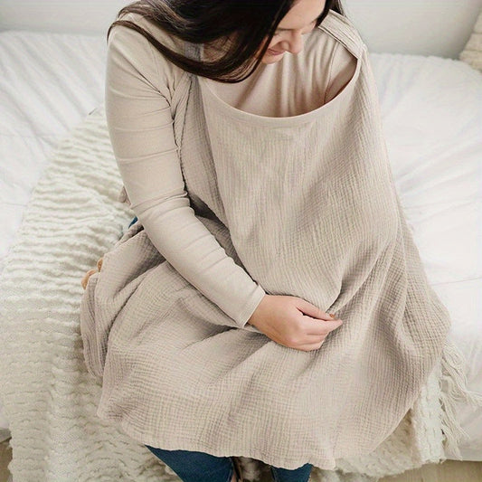 De ComfortNurse Borstvoedingssjaal maakt voeden comfortabel, ademend en gemakkelijk voor moeder en baby