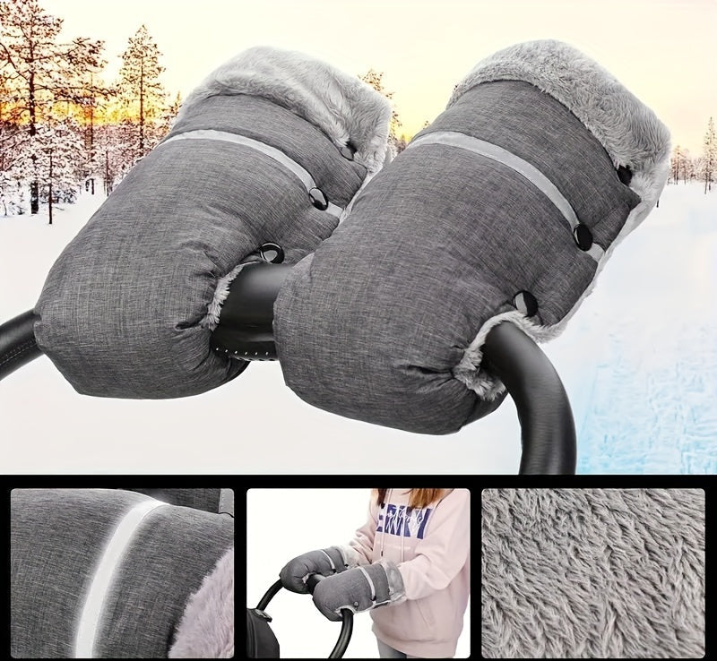 WarmHands Kinderwagen Handschoenen houden je handen warm en comfortabel tijdens winterse wandelingen