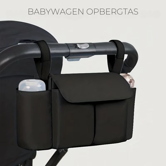 De StrollEase Kinderwagen Organizer houdt al je babyspullen overzichtelijk en binnen handbereik