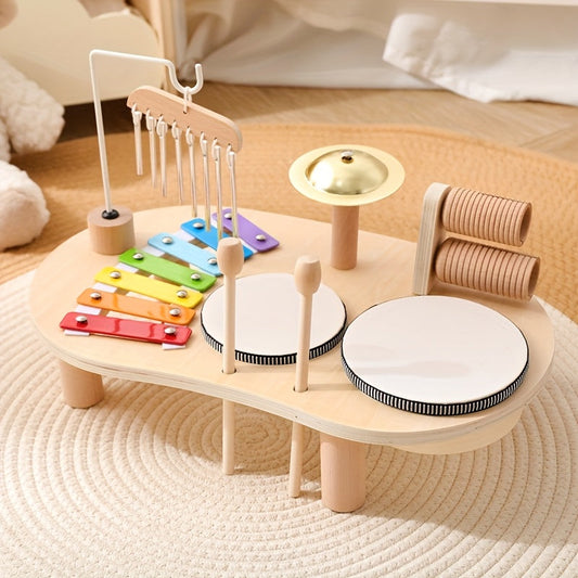 Ontwikkel creativiteit en ritme met de Rhythm & Play Montessori Muziektafel