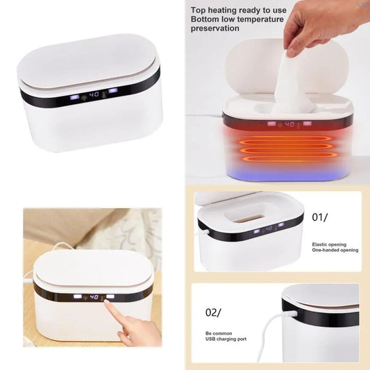 De CozyClean Baby Wipe Warmer zorgt voor warme en zachte doekjes bij elke verschoning