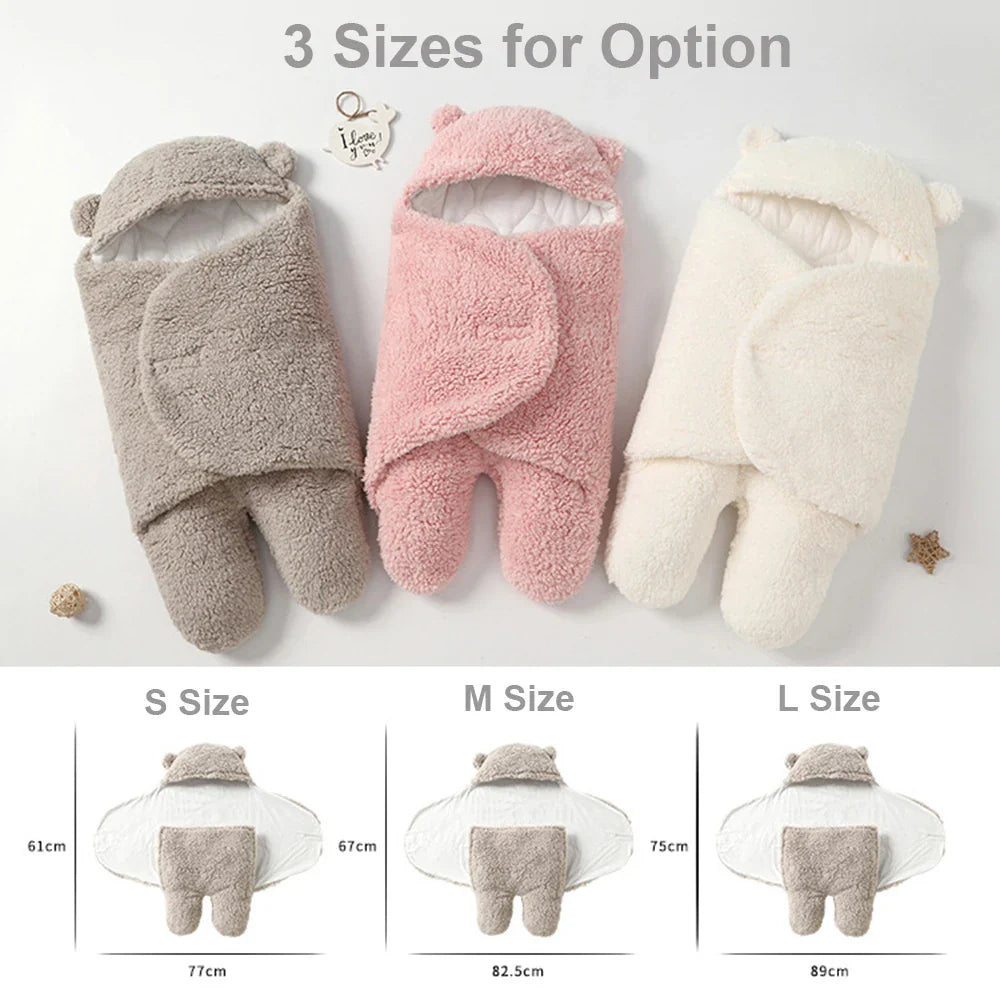 Laat je baby geborgen en comfortabel slapen met de SnuggleBoo Baby Wrap Blanket