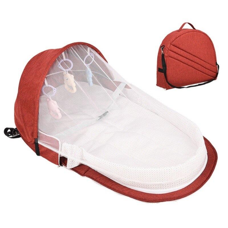 TravelNest Baby Reisbedje biedt een veilig en compact bedje voor je baby overal onderweg